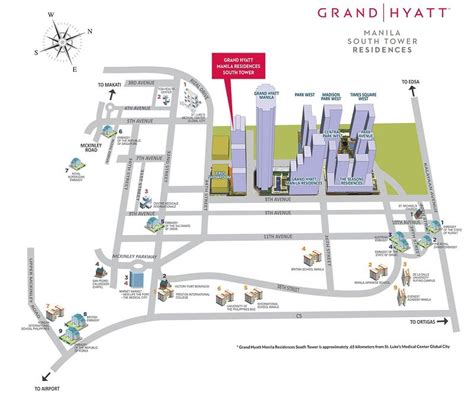 hyatt map locations|Grand Hyatt Manila .